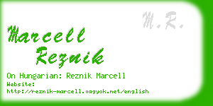 marcell reznik business card